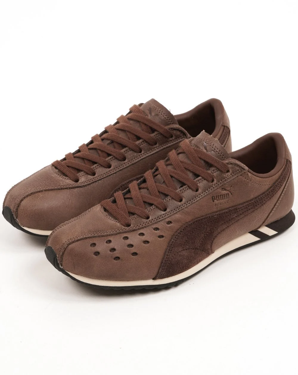 Puma Sprint Premium Trainers Espresso Brown - Image 2
