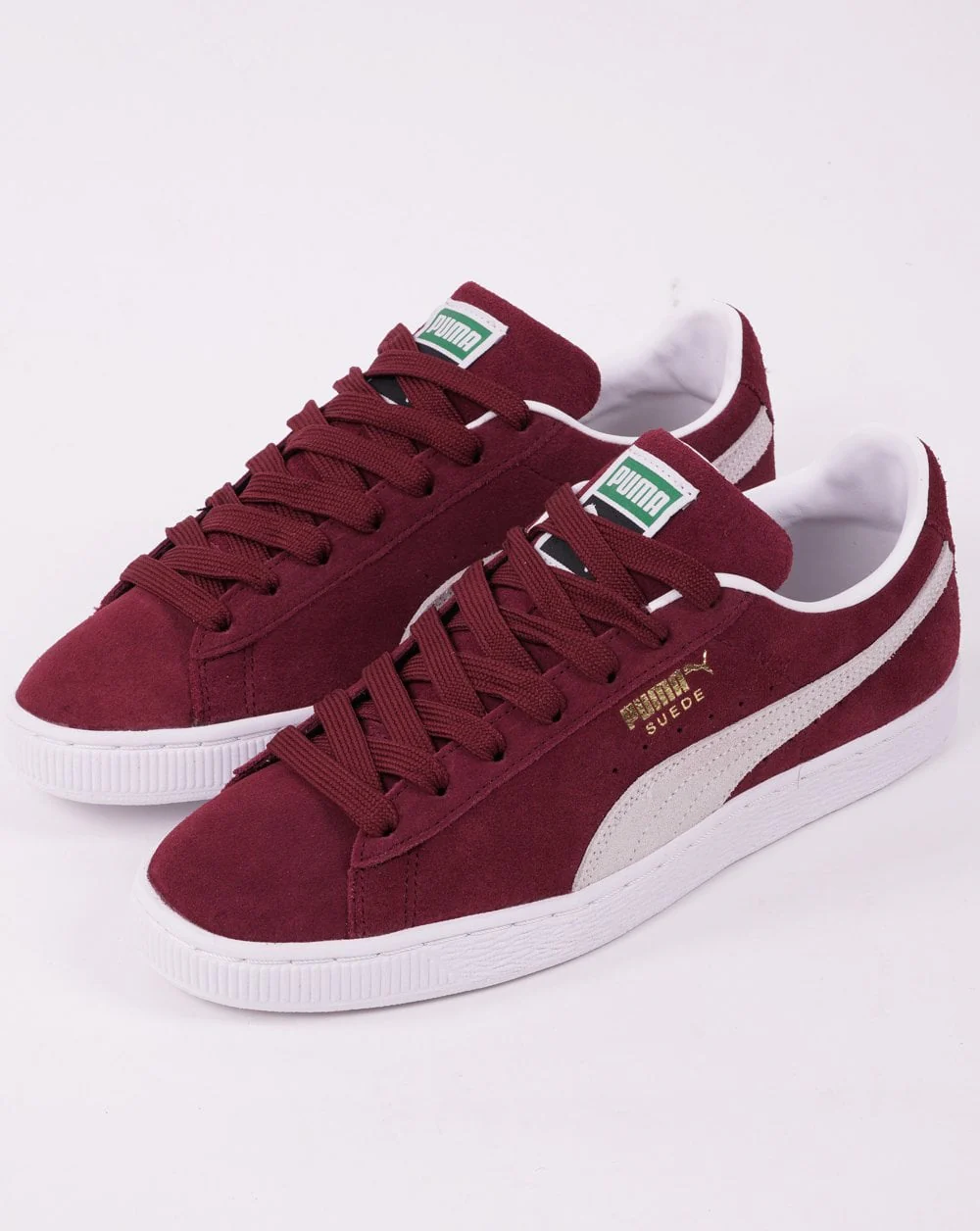 Puma Suede Classic Trainer Cabernet/Off White - Image 3