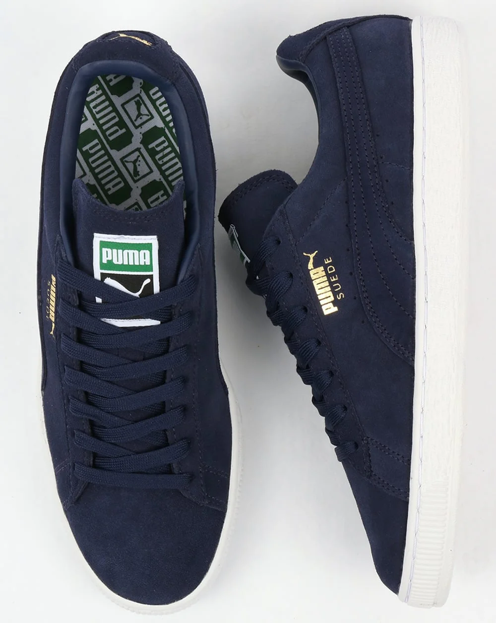 Puma Suede Classic Trainers all Navy - Image 2