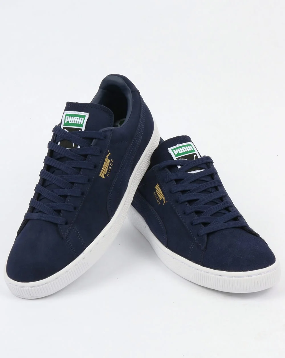 Puma Suede Classic Trainers all Navy - Image 3