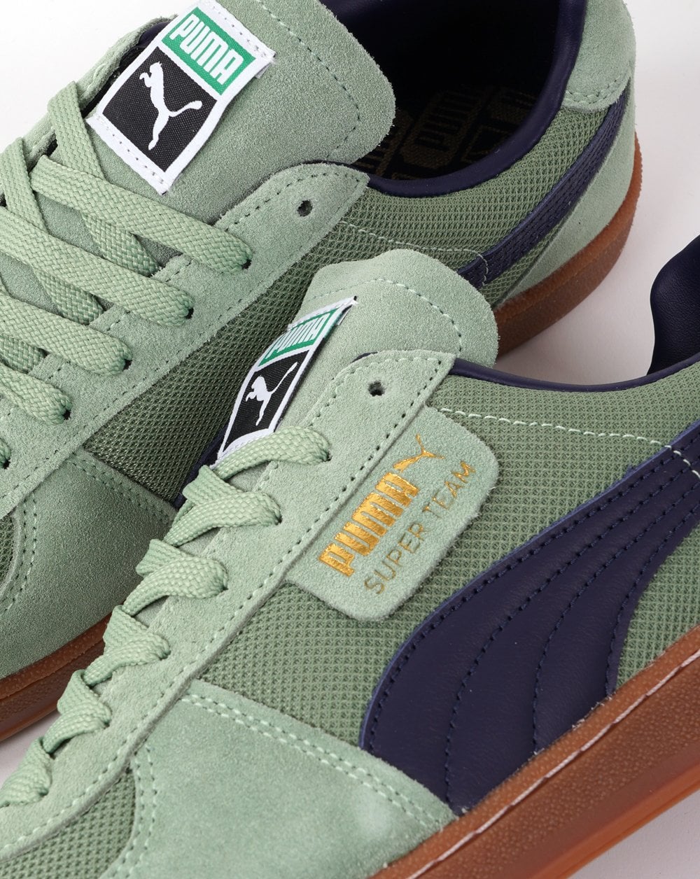 Puma Super Team OG Trainer Dusty Green/Navy - Image 3