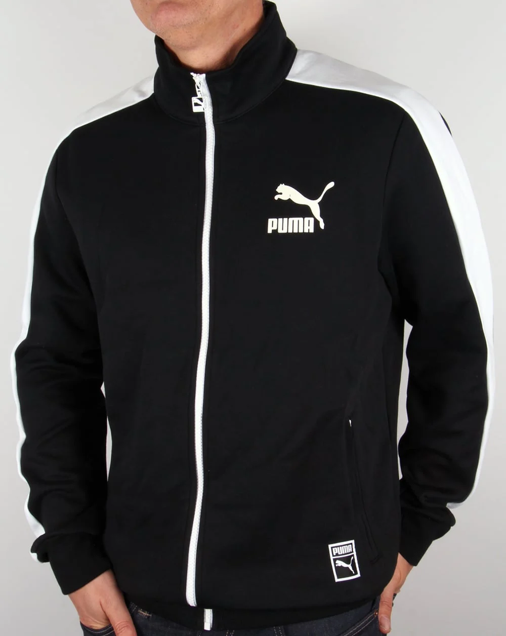 Puma T7 Track Top Black/white