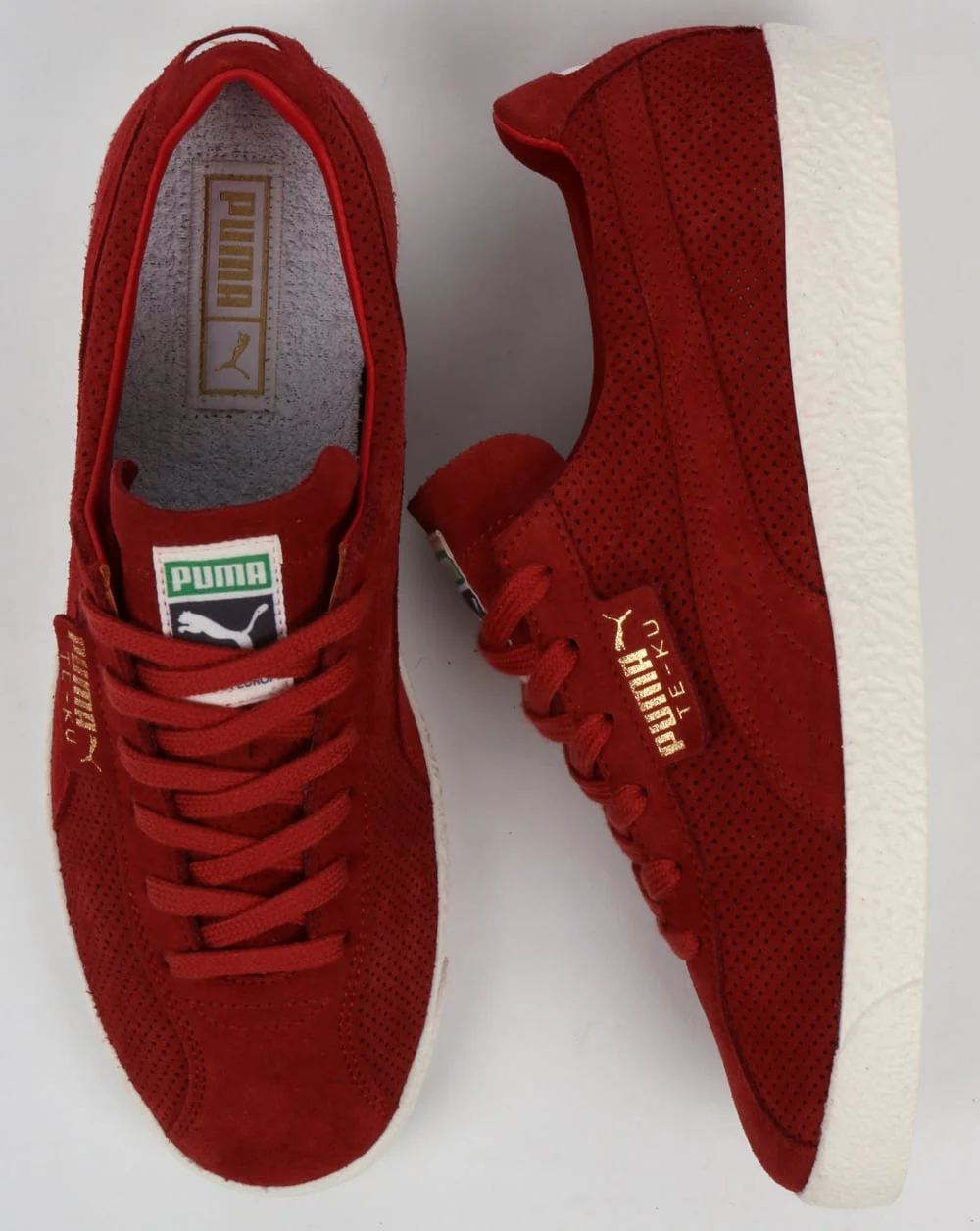 Puma Te-ku Summer Trainers Red /White - Image 2