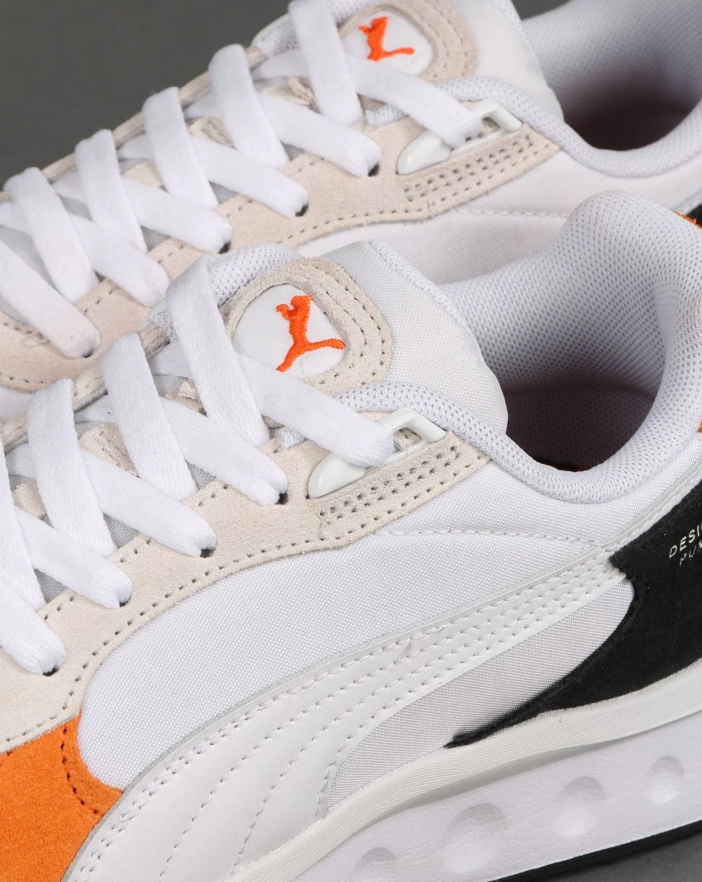 Puma Wild Rider Rollin Trainer Vibrant Orange/White - Image 4