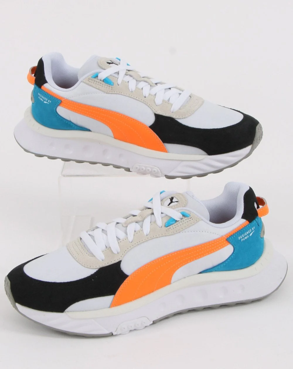 Puma Wild Rider Rollin Trainer White/Orange