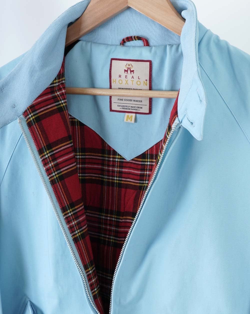 Real Hoxton Harrington Jacket Sky - Image 3