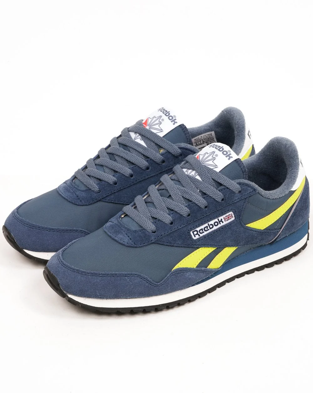 Reebok Classic AZ Trainers Blue/Yellow OG Royale Colours - Image 2