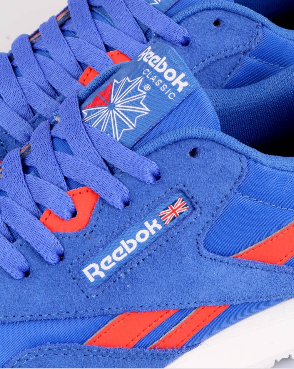 Reebok Classic Nylon Trainers Bold Blue/Dynamic Red - Image 4