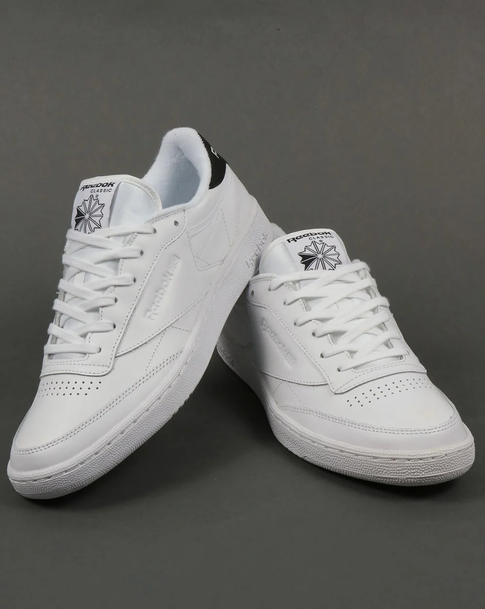 Reebok Club C 85 Retro Trainers White/Black - Image 3