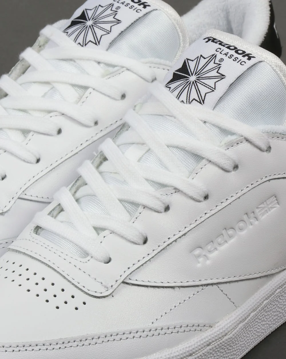 Reebok Club C 85 Retro Trainers White/Black - Image 4