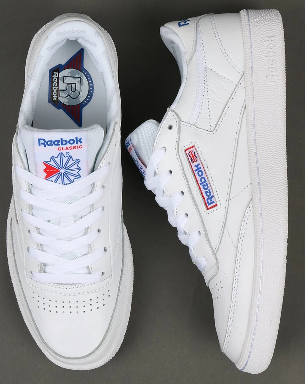 Reebok Club C 85 SO Trainers White/Solid Grey - Image 2