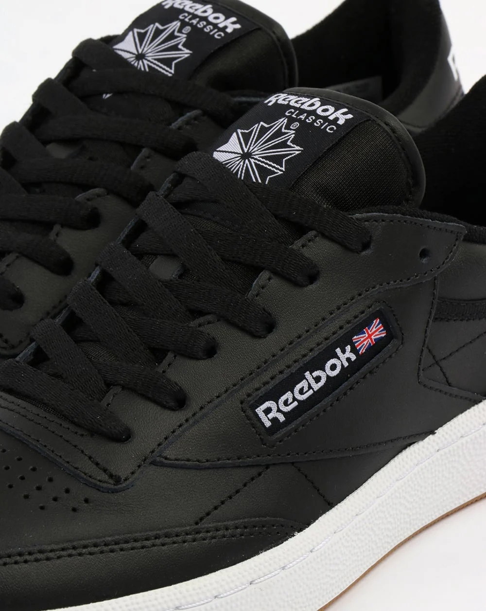 Reebok Club C 85 Trainers Black/White - Image 4