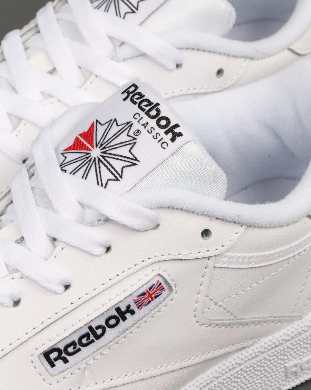 Reebok Club C 85 Trainers White/Black - Image 4