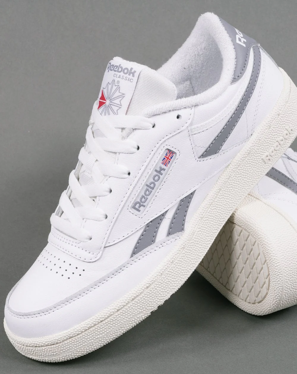 Reebok Club C Revenge Trainers White / Grey - Image 2
