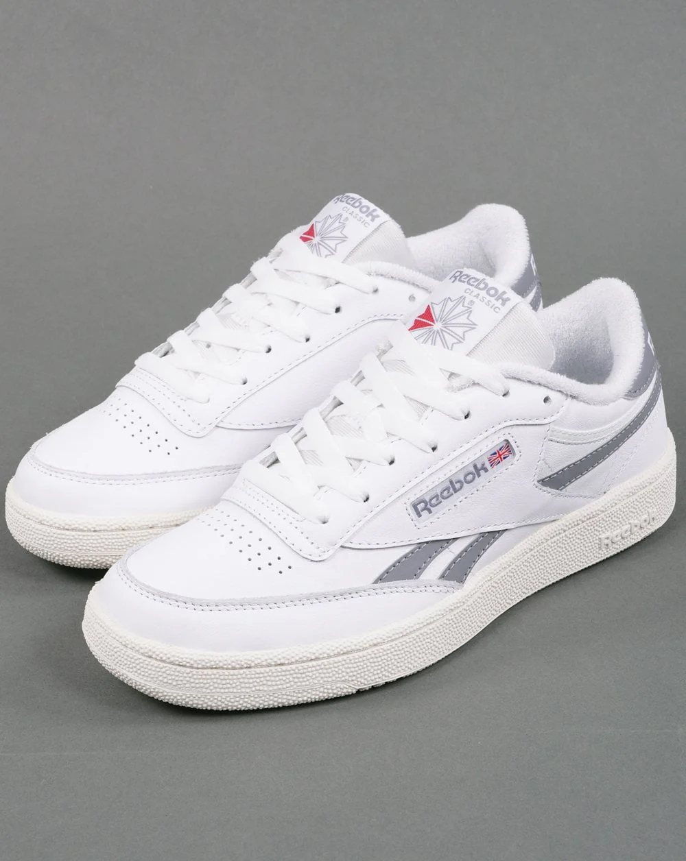 Reebok Club C Revenge Trainers White / Grey - Image 3