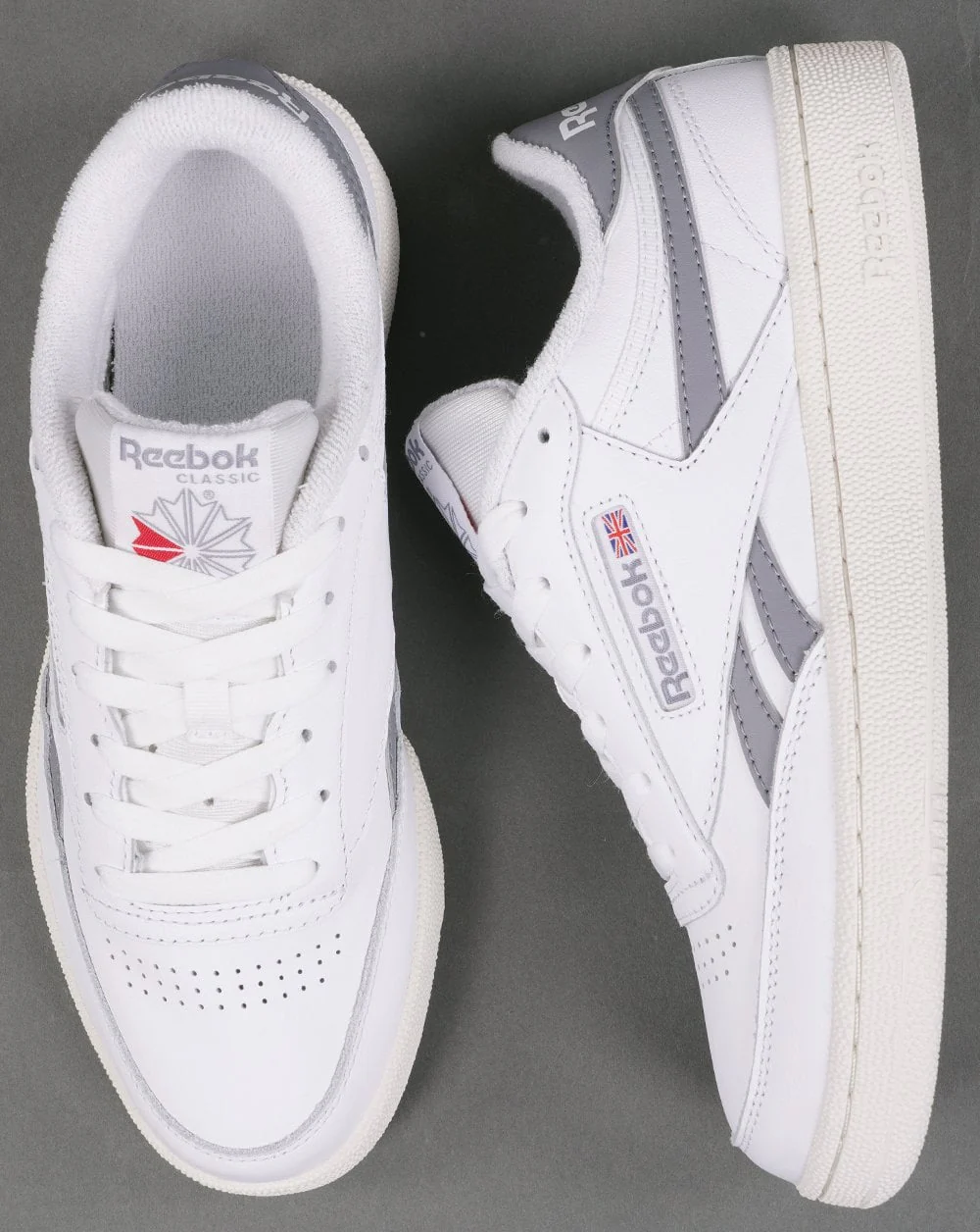 Reebok Club C Revenge Trainers White / Grey - Image 4