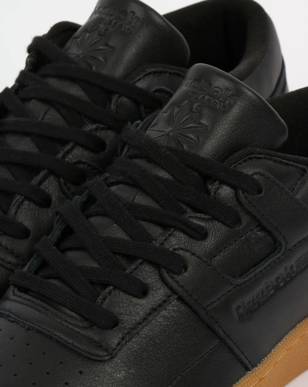 Reebok Club Workout Trainers Black/Gum - Image 4
