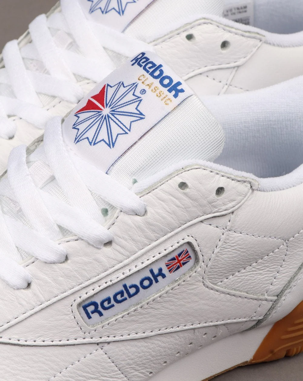 Reebok Exofit Lo Clean Trainers White/Royal/Gum - Image 4