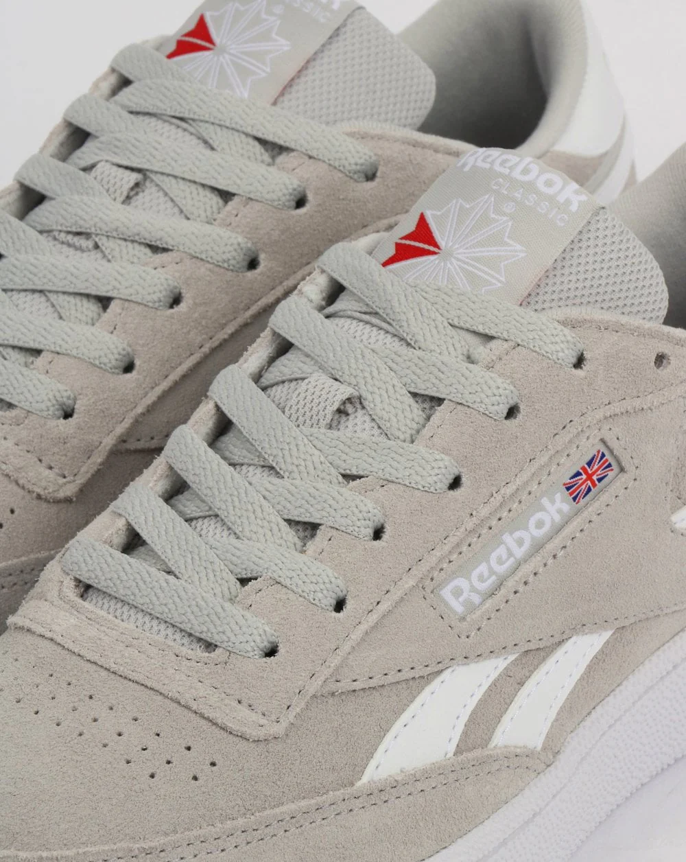 Reebok Revenge Plus Trainers Grey/White - Image 4