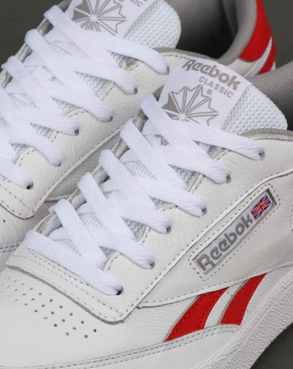 Reebok Revenge Plus Trainers White/Red - Image 4