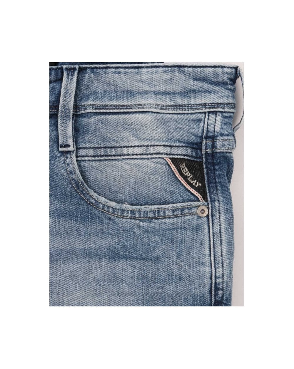 Replay Anbass Bio Shorts Light Blue - Image 2