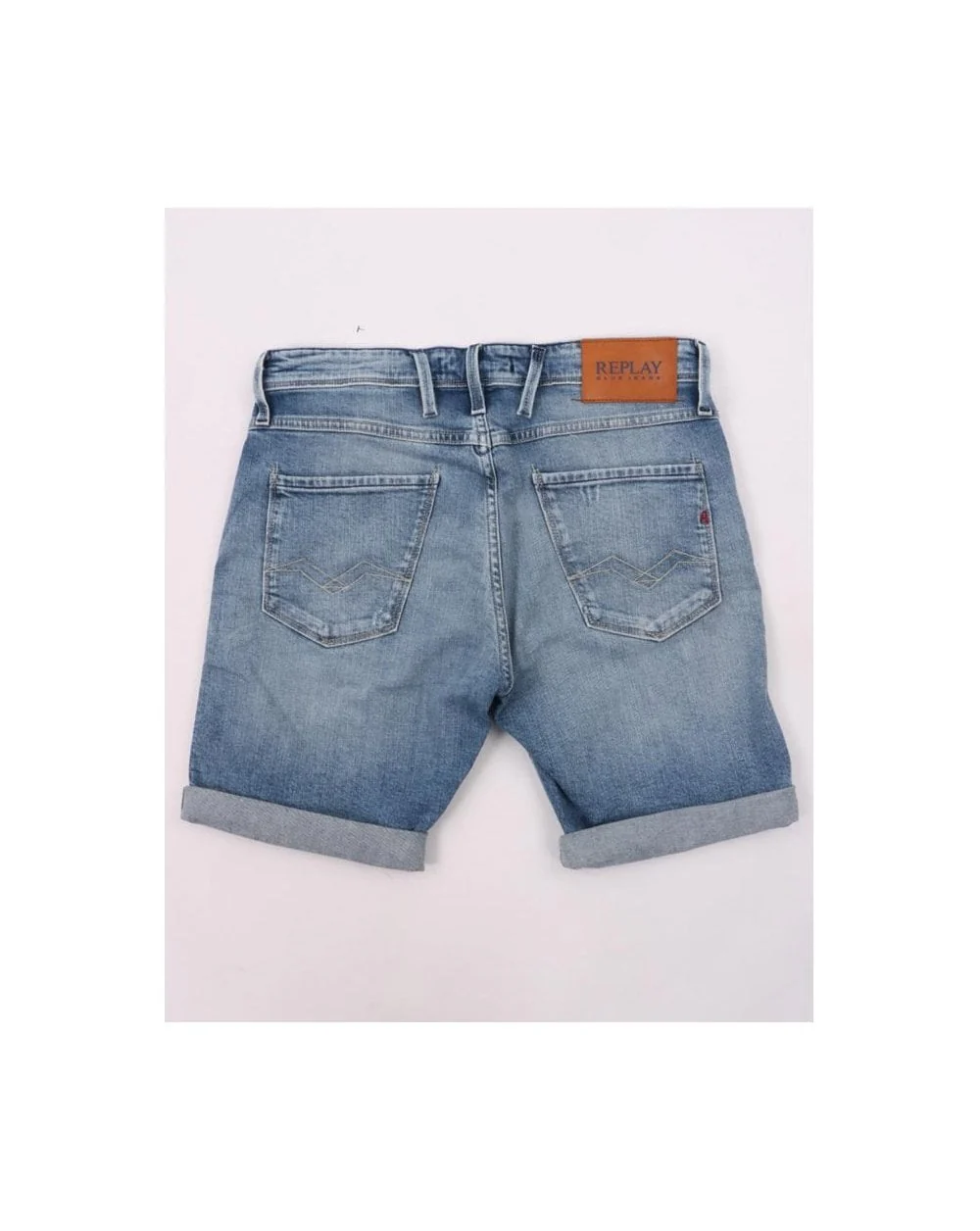 Replay Anbass Bio Shorts Light Blue - Image 3