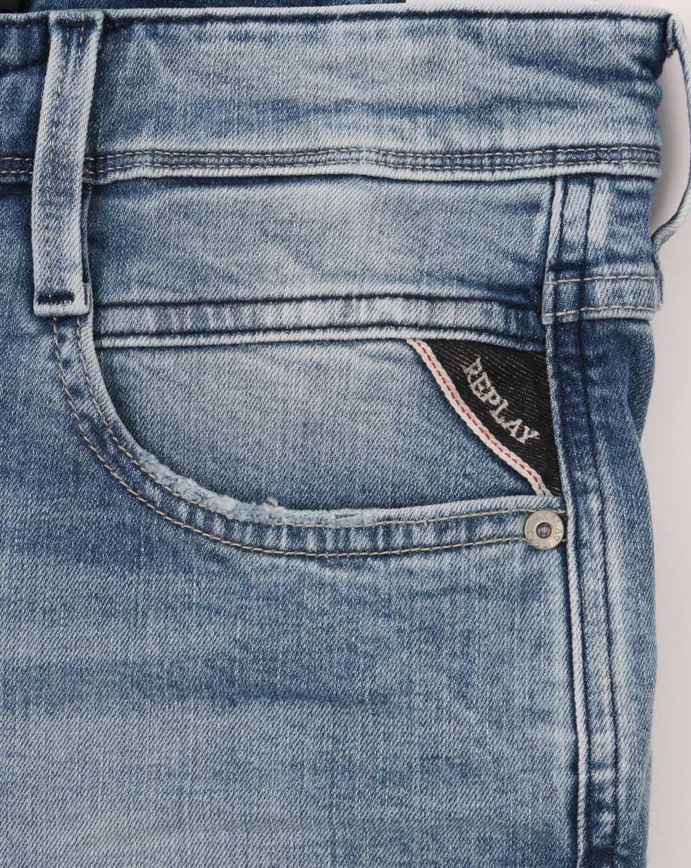 Replay Anbass Bio Shorts Light Blue - Image 2