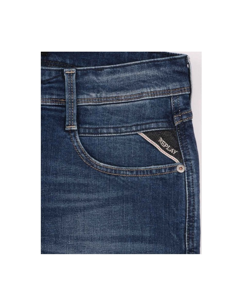 Replay Anbass Bio Shorts Medium Blue - Image 2