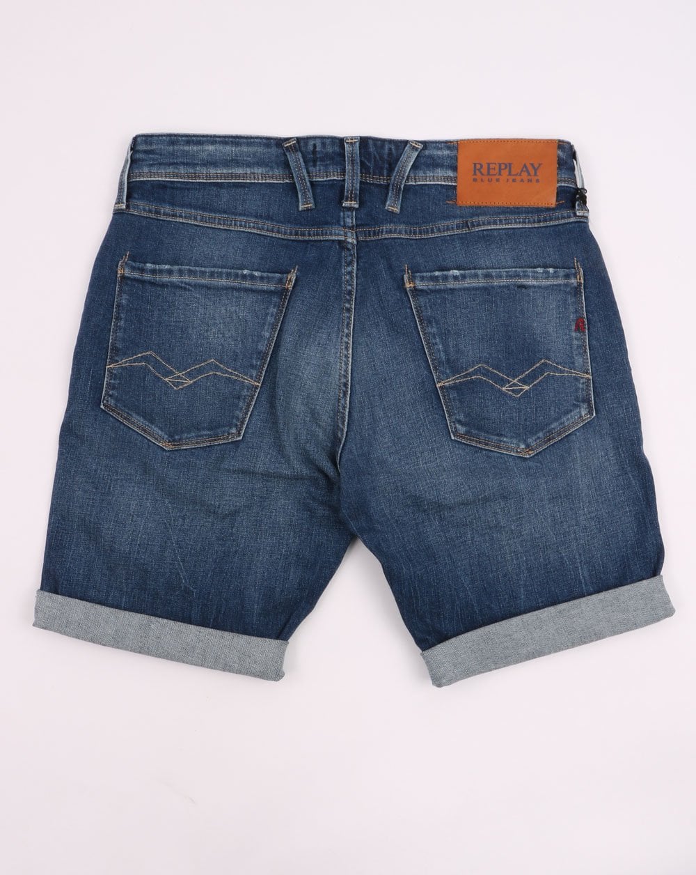 Replay Anbass Bio Shorts Medium Blue - Image 3