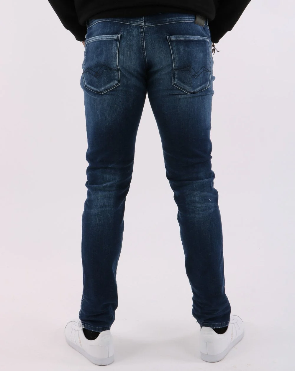 Replay Anbass Hyperflex Jeans White shades - Blue - Image 4