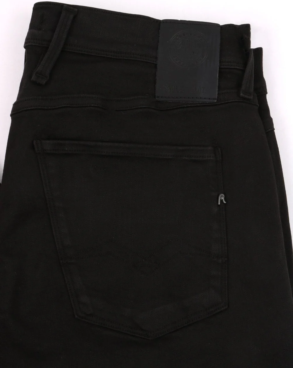 Replay Anbass Hyperflex Twill Jeans Black - Image 3