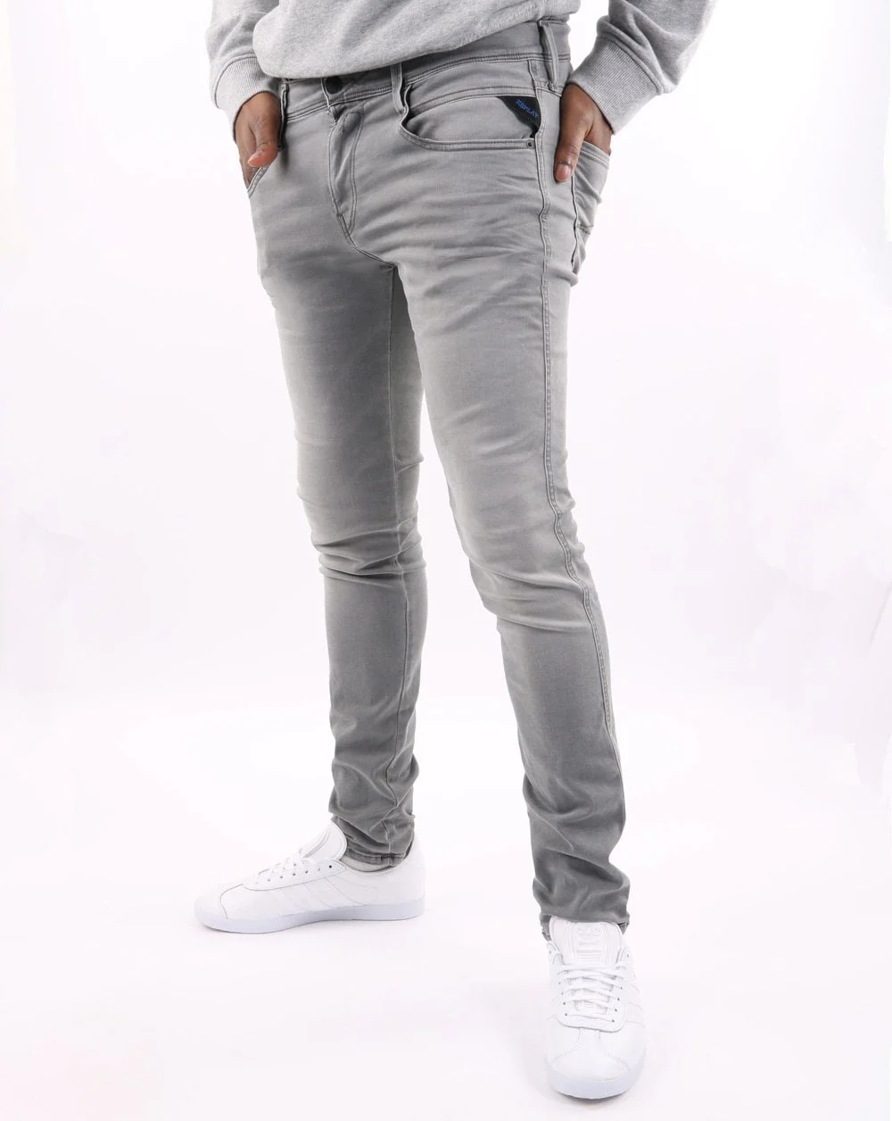 Replay Anbass Jeans Hyperflex Grey