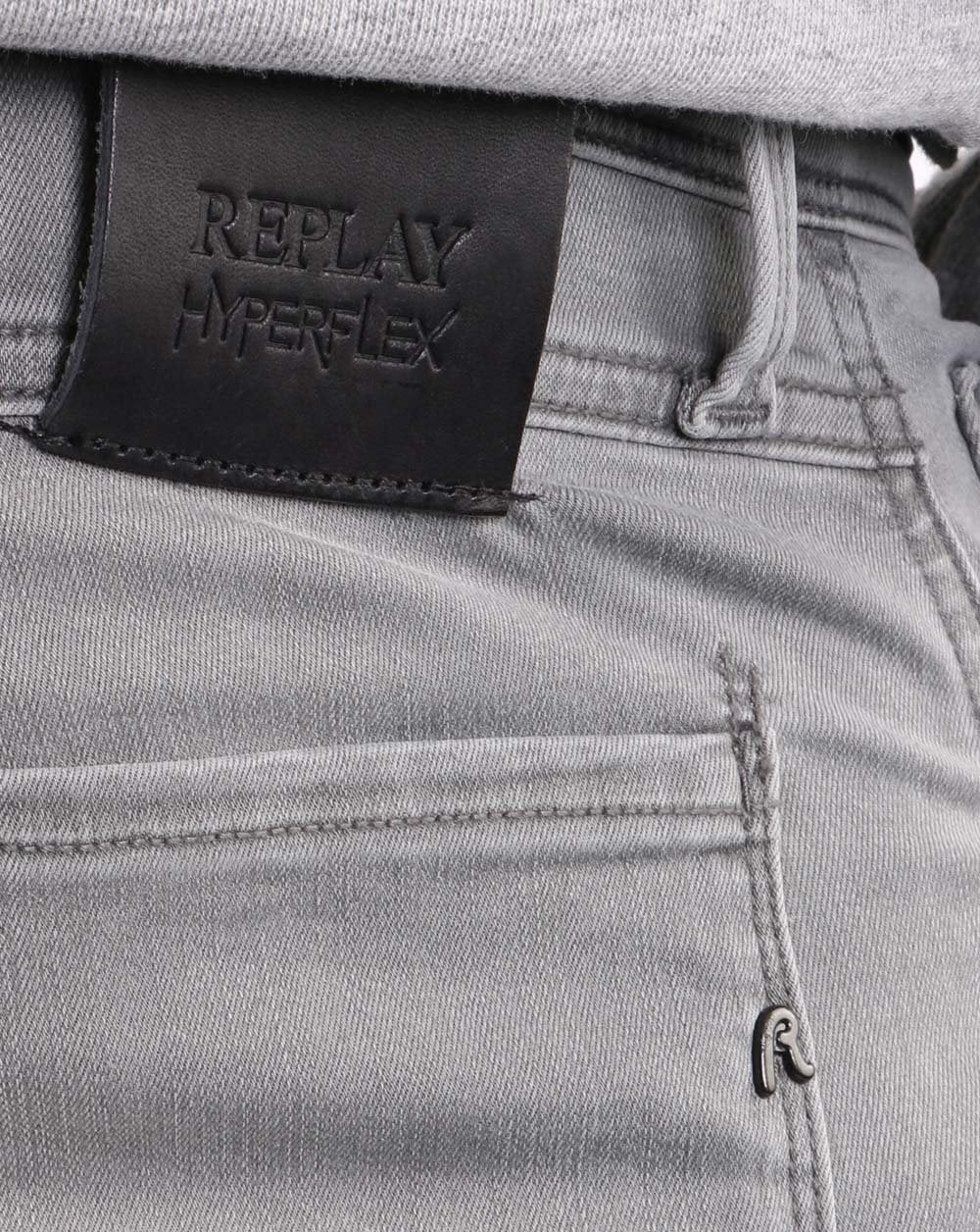 Replay Anbass Jeans Hyperflex Grey - Image 3