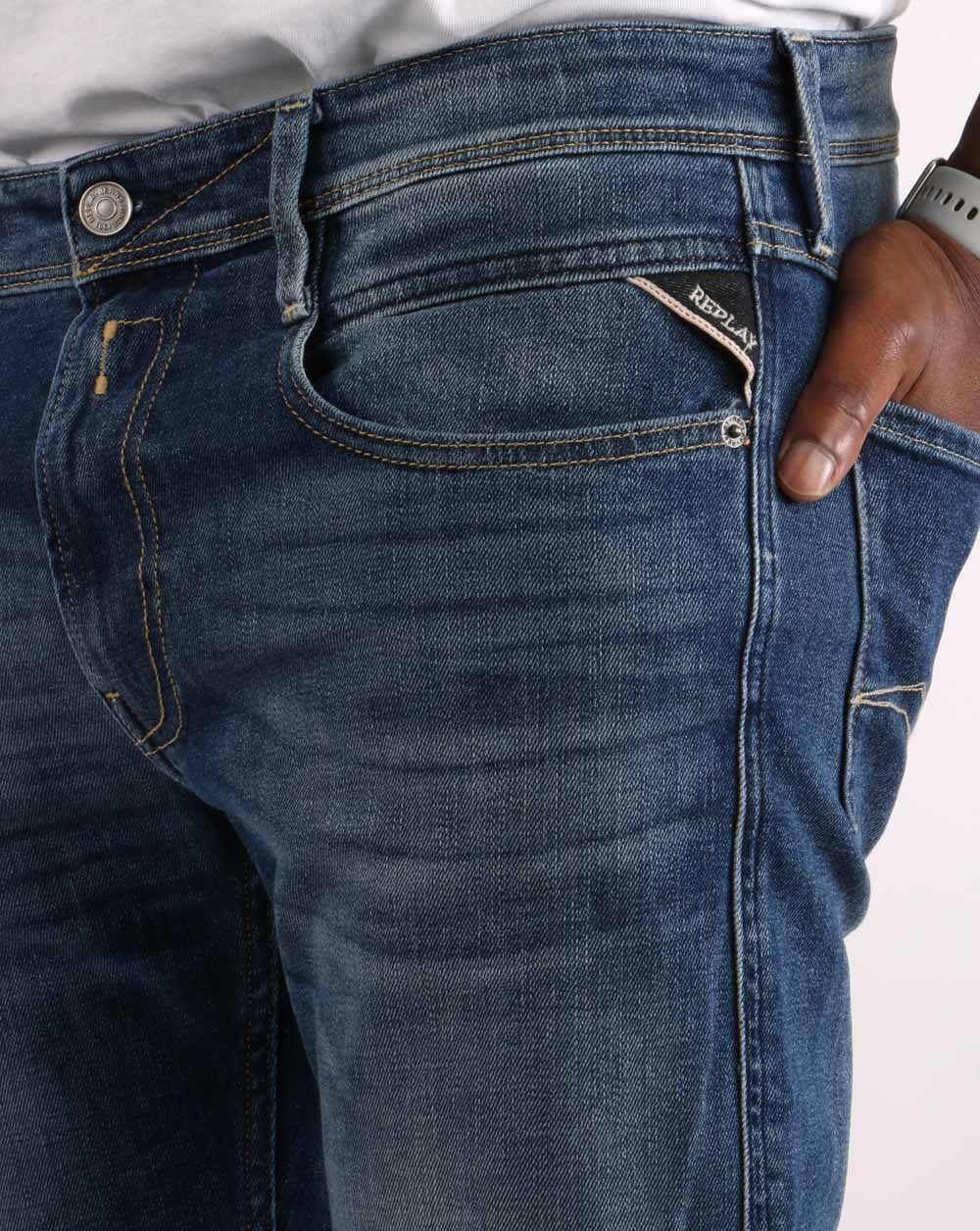 Replay Anbass No Thema Jeans Deep Blue - Image 2
