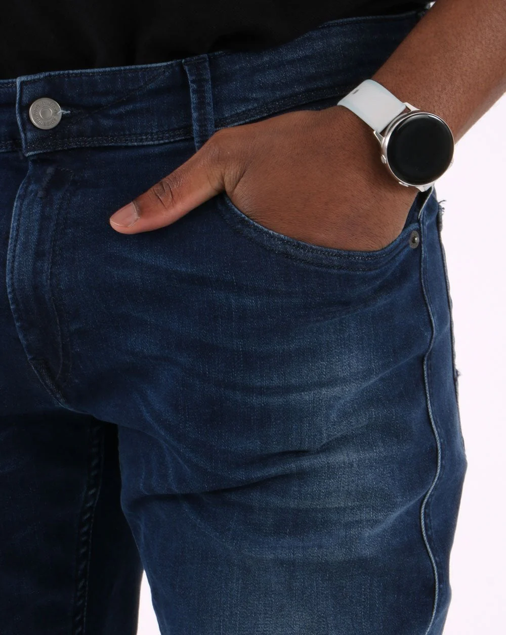 Replay Anbass Slim Fit Jeans Dark Blue - Image 2