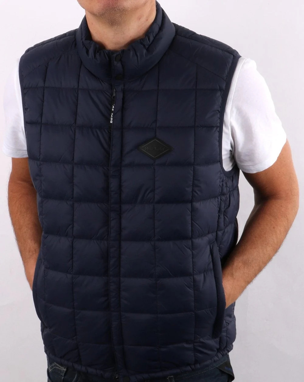 Replay Gilet Navy - Image 3
