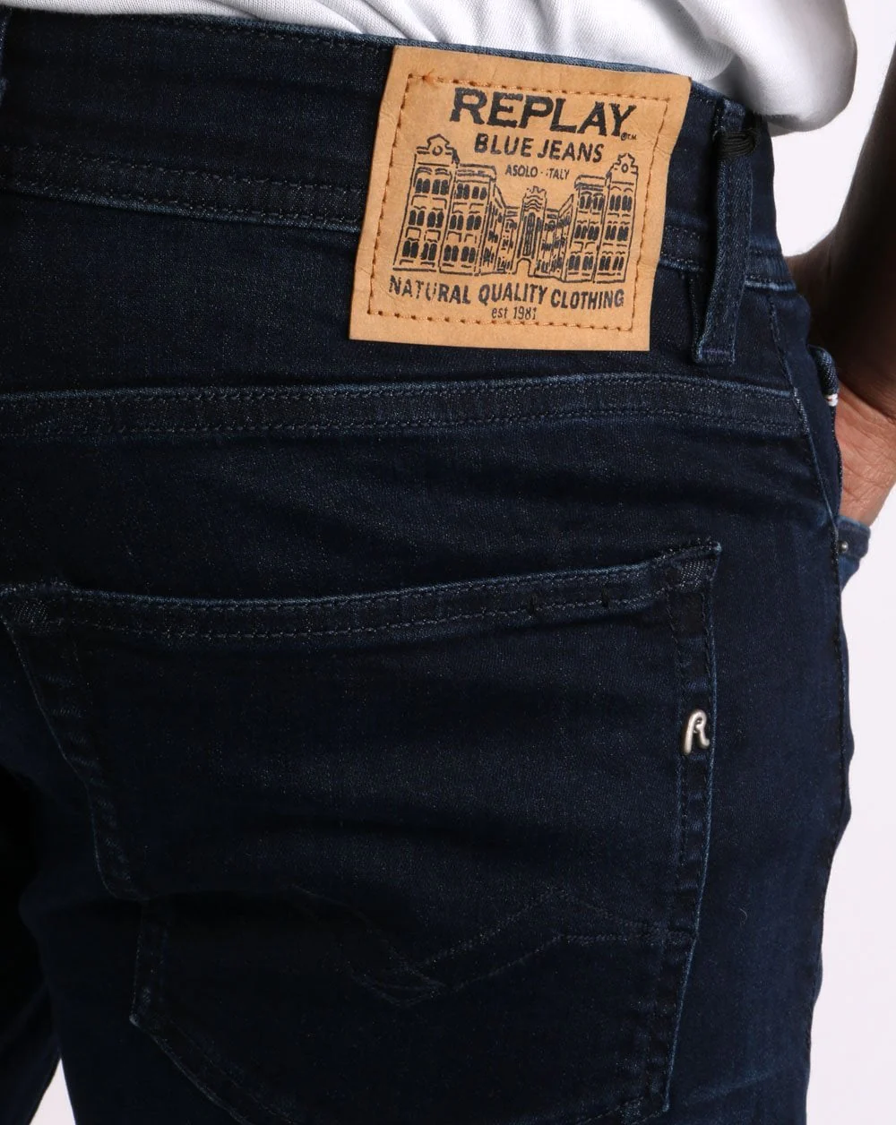 Replay Grover Jeans Dark Blue - Image 4