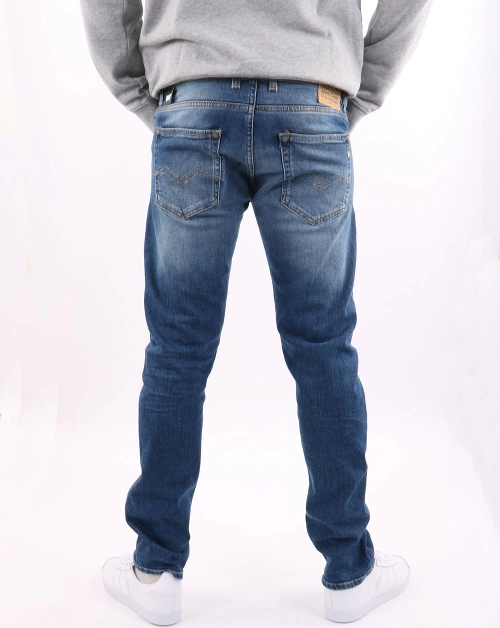 Replay Grover Jeans Medium Blue - Image 4