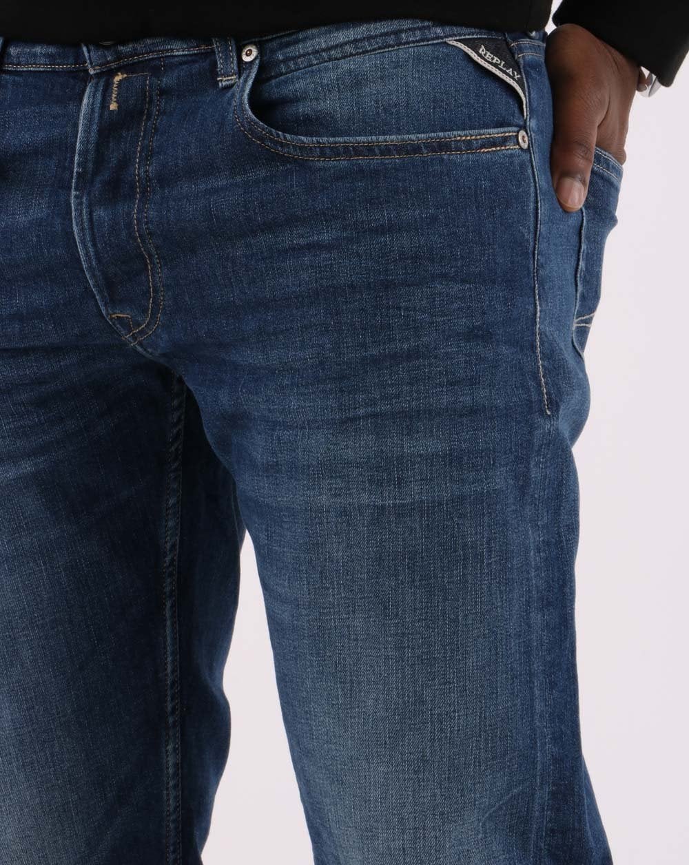 Replay Grover Jeans Medium Blue - Image 2