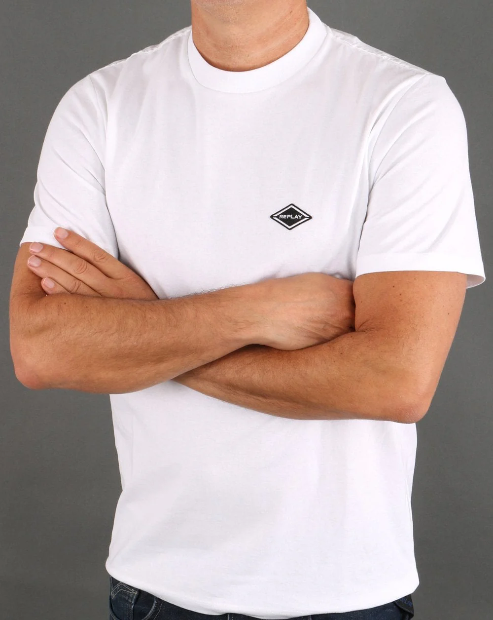 Replay Logo T-shirt White - Image 3