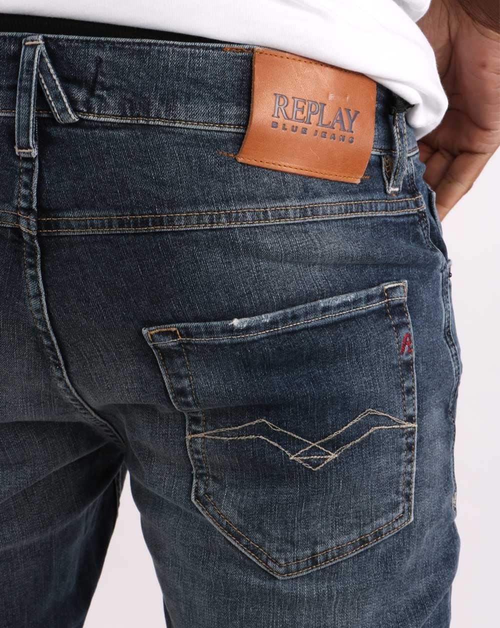 Replay Micky M Jeans Medium Blue - Image 4