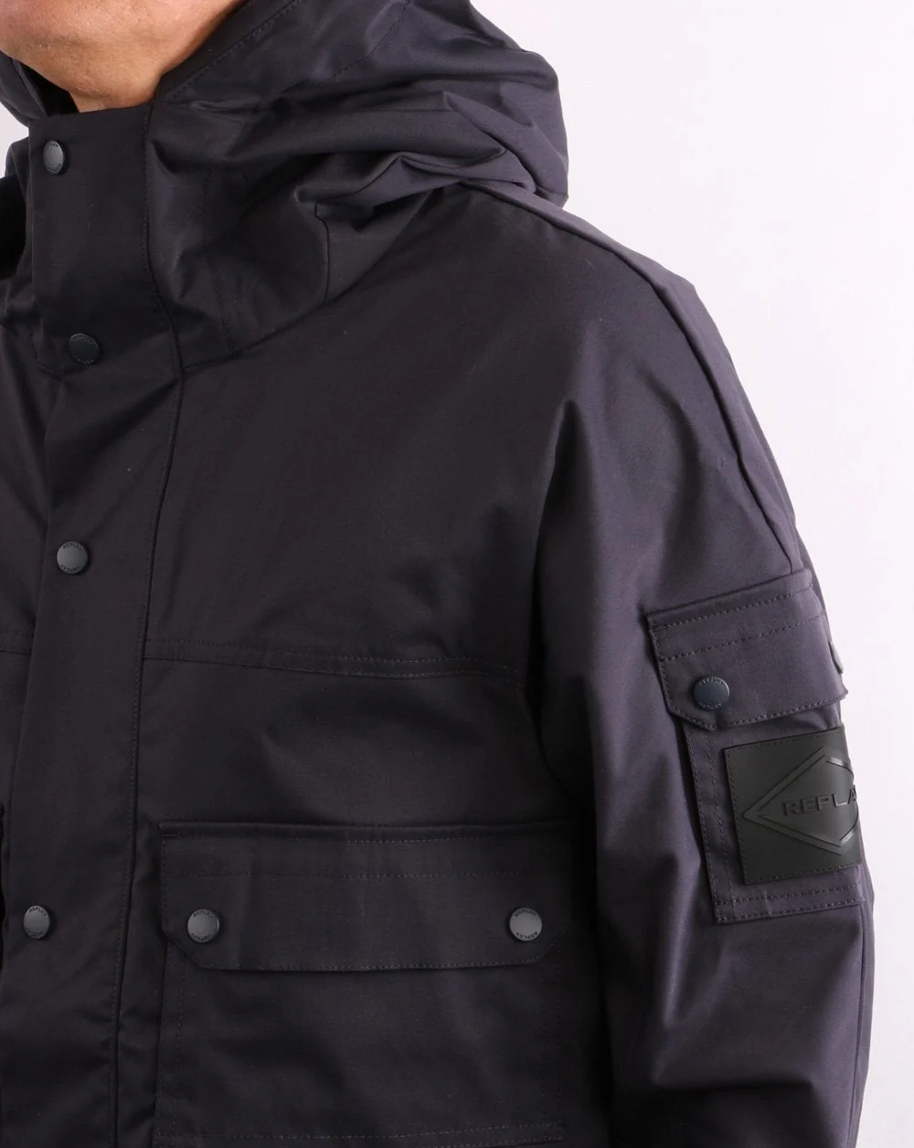 Replay Raptor Jacket Indigo Blue - Image 2
