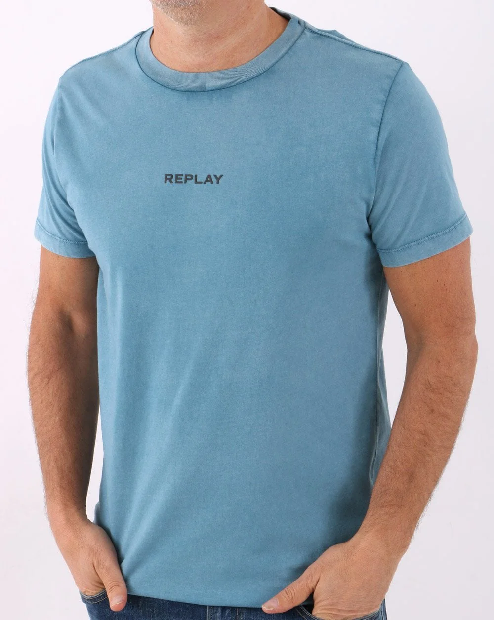 Replay T-shirt Cobalt Blue