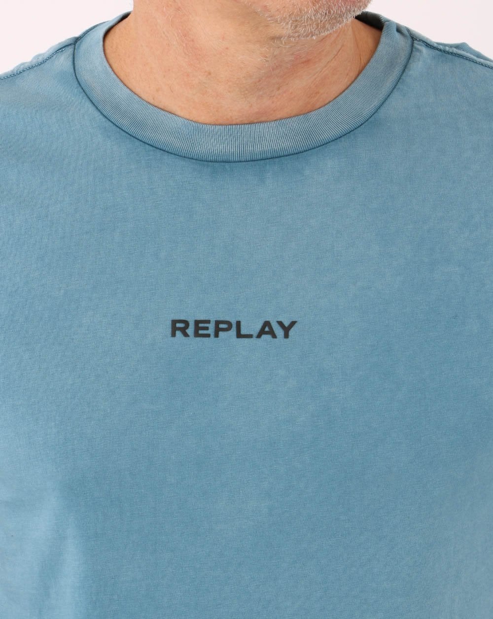 Replay T-shirt Cobalt Blue - Image 2