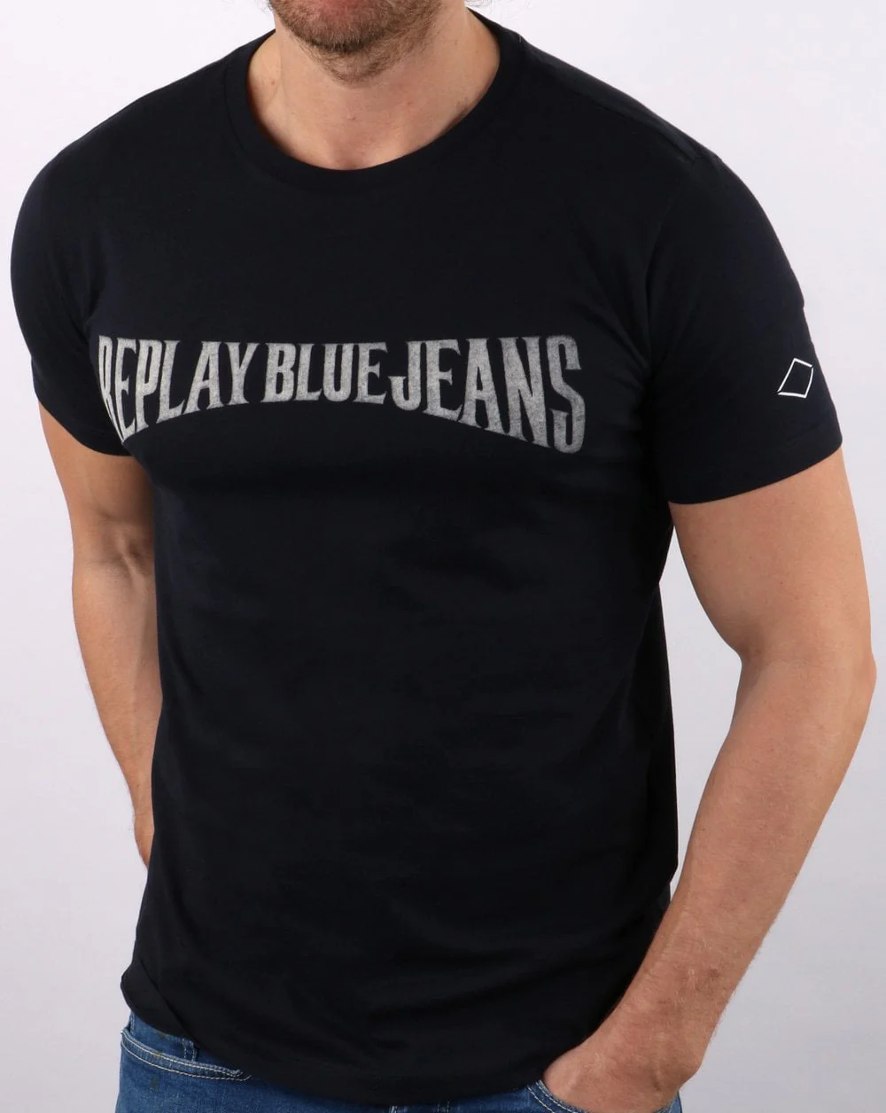 Replay T-shirt Dark Blue - Image 3