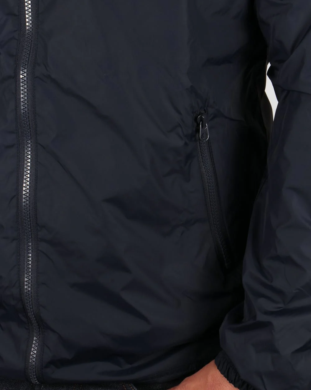 Robe Di Kappa Anfield Hooded Jacket Navy/Royal Blue - Image 4