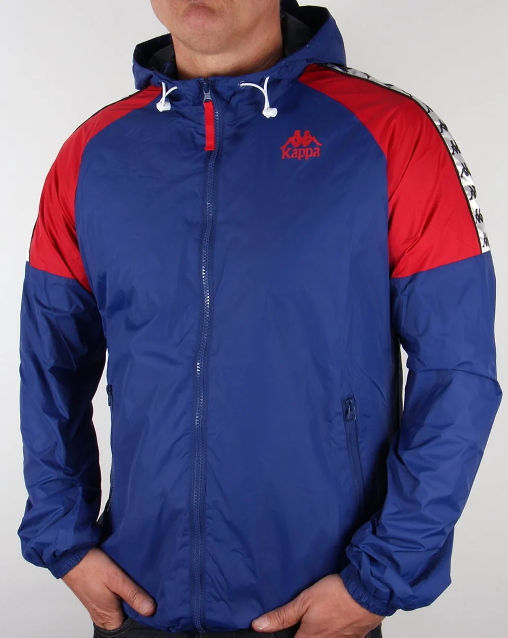 Robe Di Kappa Anfield Hooded Jacket Royal Blue/Red