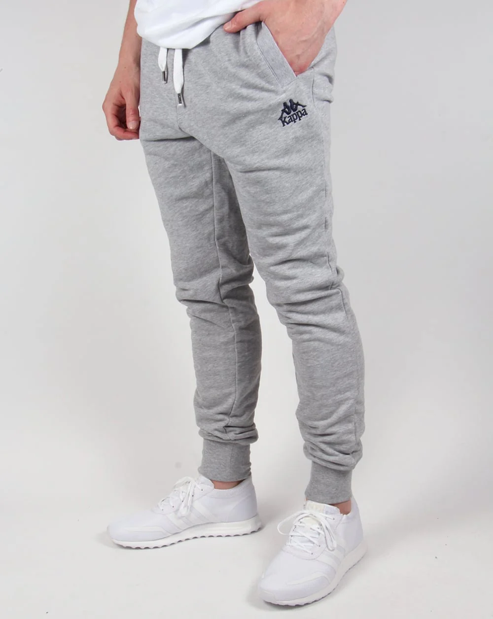 Robe Di Kappa Fratton Track Bottoms Grey Marl