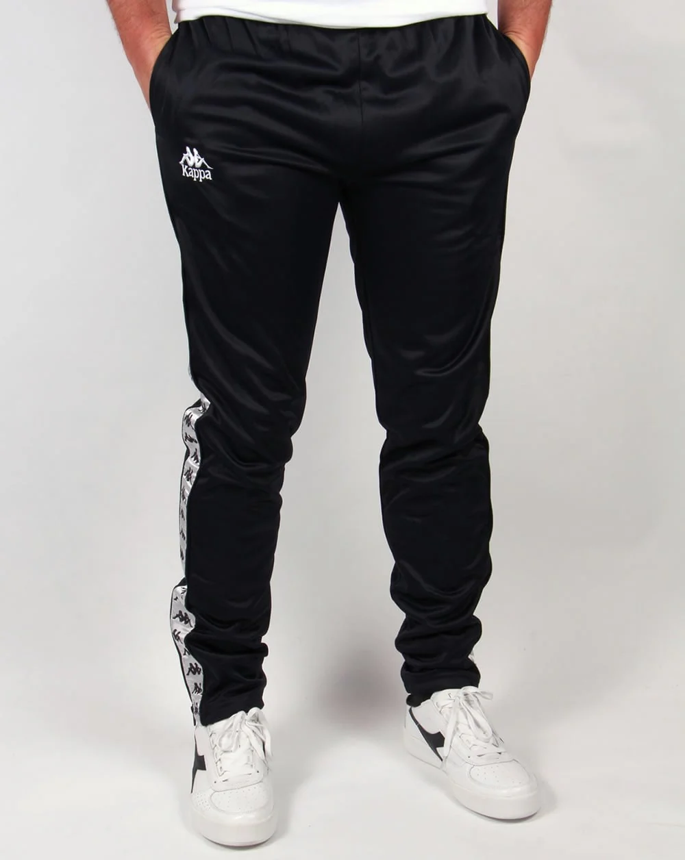 Robe Di Kappa Glanford Taping Track Bottoms Navy - Image 2