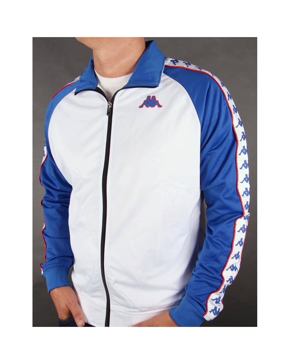 Robe Di Kappa Olympic Track Top White/royal - Image 2